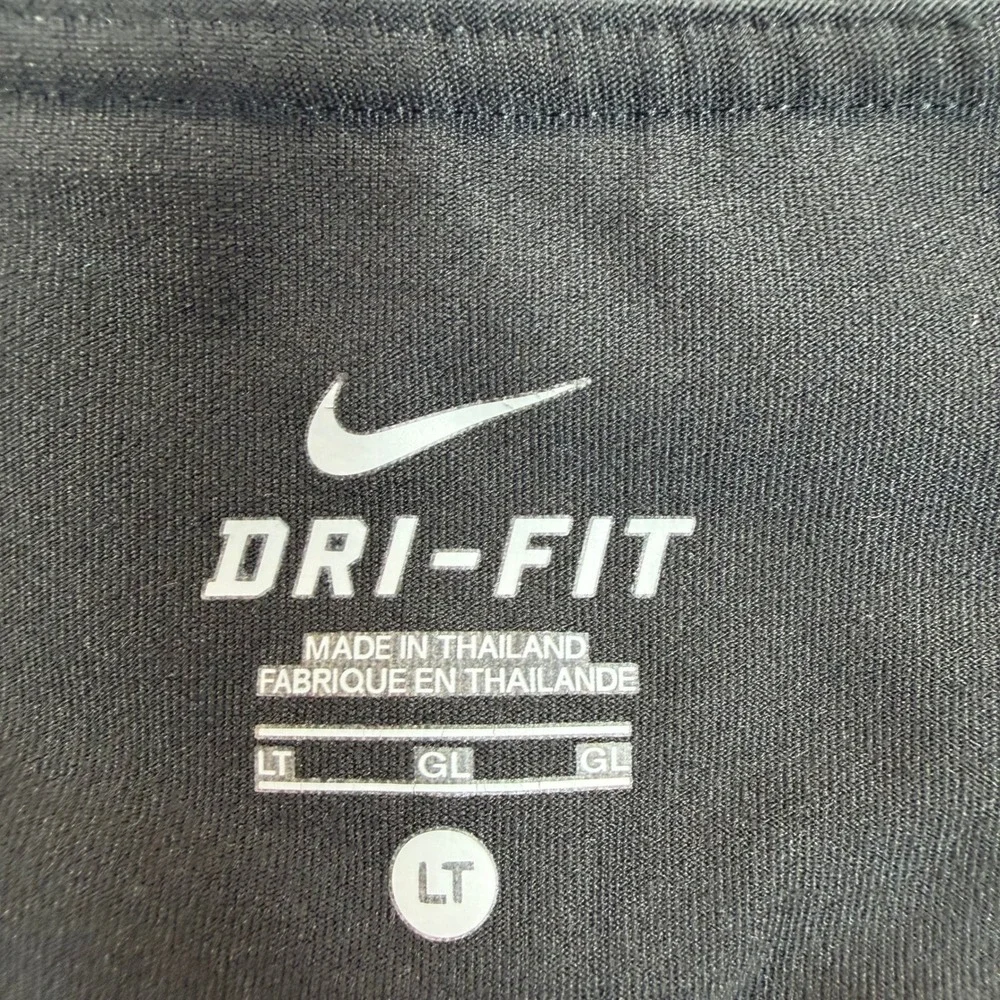 Nike Dri-FIT Womens Black Bootcut Yoga Pants Size Large Tall LT Stretch Gym
